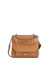 Sac  Main S Ninon Cuir Lancel Marron ninon A09221