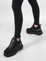Chai Sneakers Met Platformzool Buffalo Zwart women 1630424-vue-porte