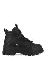 Aspha Nc Mid Sneakers Met Platformzool Buffalo Zwart women 16220450