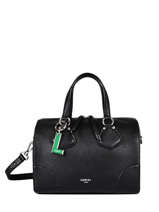 Sac Bowling Izy Cuir Lancel Noir izy A11517