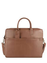 Documententas 15" Vintage Leder Burkely Bruin river 733922