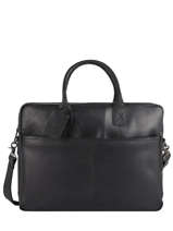 Porte-documents 15" Vintage Cuir Burkely Noir river 733922