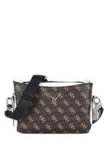 Cross Body Tas Ambrose Met Logoprint Guess Bruin ambrose SY810814
