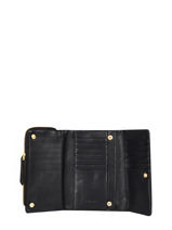 Portefeuille Mila Leder Nat et nin Zwart vintage MILA-vue-porte
