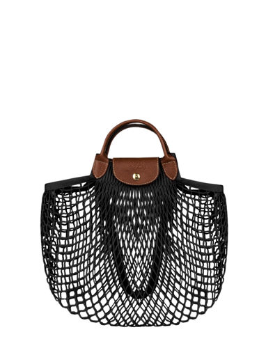 Longchamp Le pliage filet Schoudertas Wit