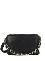 Sac Bandoulire Mama Cuir Mila louise Noir vintage 23673X