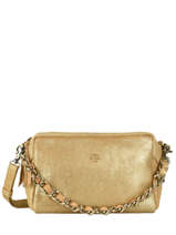 Sac Bandouli�re Mama Cuir Mila louise Jaune vintage 23673X