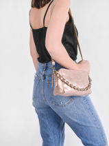 Sac Bandoulire Mama Cuir Mila louise Noir vintage 23673X-vue-porte