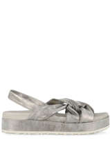 Sandalen met platformzool leder-MJUS