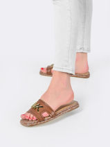 Kippy slippers leder-MICHAEL KORS-vue-porte