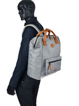 Adventurer Large - Sac � Dos  Cabaia Gris adventurer L-vue-porte