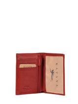 Portefeuille Cuir Katana Rouge tampon 253090N-vue-porte