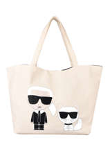 Sac Cabas K Ikonik Karl Karl lagerfeld Beige k ikonic AM02690