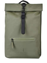 Sac  Dos Rolltop Rucksack Rains Vert backpack 1316