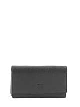 Portefeuille Caviar Cuir Crinkles Gris caviar 14001