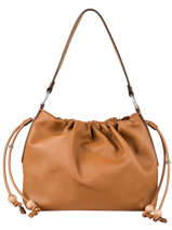 Sac Port paule Peonia Cuir Gianni chiarini Marron peonia BS8420