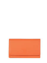 Portefeuille Caviar Cuir Crinkles Orange caviar 14001