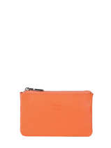 Porte-monnaie Caviar Cuir Crinkles Orange caviar 14538