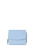 Portefeuille Caviar Cuir Crinkles Bleu caviar 14201