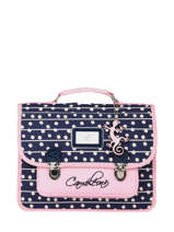 Boekentas 1 Compartiment Cameleon Blauw retro PBRECA32