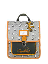 Rugzak 1 Compartiment Cameleon Grijs retro PBRESD30