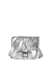 Sac L'essentiel Cuir Paul marius Argent vintage ESSENTIE