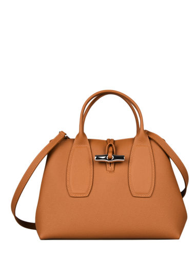 Longchamp Roseau Sac port main Marron