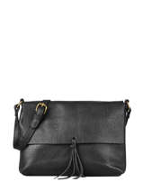 Cross Body Tas Grained Flora & co Zwart grained F8045