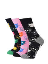 Chaussettes Lot De 3 Paires Happy socks Multicolore women XMJA08