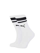 Lot De 2 Paires De Chaussettes  Puma Blanc socks 10000950