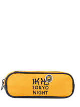 Pennenzak 2 Compartimenten Ikks Geel backpacker in tokyo 20-12836