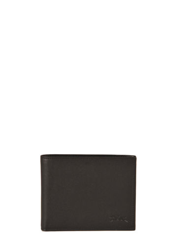 Longchamp Baxi cuir Porte billets/cartes Noir