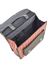 Cartable 1 Compartiment Cameleon Bleu retro DALLOE-vue-porte