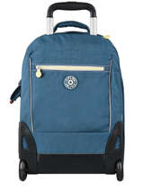 Rugzak Op Wieltjes Sari 1 Compartiment Kipling Blauw back to school / pbg PBGI2549
