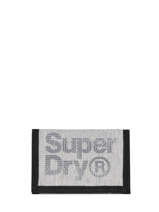 Portefeuille Velcro Logo Superdry Gris accessories M9810024