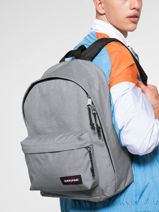 Sac  Dos 1 Compartiment + Pc 13" Eastpak Gris authentic EK767-vue-porte