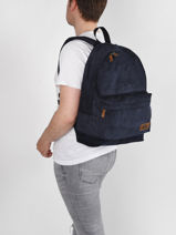 Sac  Dos Everyday Poster Quiksilver Bleu youth access QYBP3636-vue-porte
