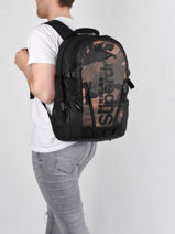 Sac  Dos Superdry Vert backpack men M9110026-vue-porte