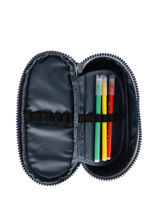 Trousse 1 Compartiment Kipling Bleu back to school / pbg PBG12908-vue-porte