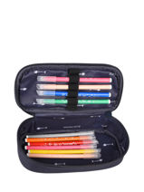 Trousse 1 Compartiment Jeune premier Bleu daydream boys B-vue-porte