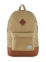 Sac  Dos 1 Compartiment Herschel Beige classics 10007PBG
