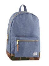 Sac  Dos 1 Compartiment + Pc 15'' Herschel Bleu classics 10005PBG