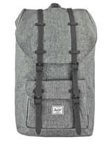 Sac  Dos Little America 1 Compartiment + Pc 15'' Herschel Gris classics 10014