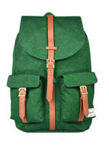Sac  Dos 1 Compartiment + Pc 15'' Herschel Vert classics 10233