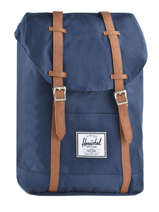 Sac  Dos Retreat 1 Compartiment + Pc 15'' Classics Herschel Bleu classics 10066