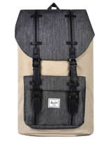 Sac  Dos Little America 1 Compartiment + Pc 15'' Herschel Beige classics 10014