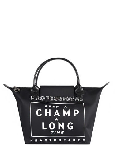 Longchamp Been a champ a long time Sac port main Noir