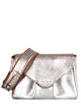 Sac Suzon M Cuir Paul marius Gris argento SUZMARG