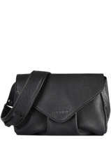 Cross Body Tas M Suzon Leder Paul marius Zwart vintage M