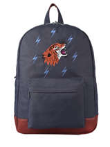 Sac  Dos 1 Compartiment Gars Caramel et cie Bleu gars G